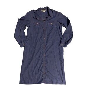 Concept 80s Swirl Jean Dress Vintage Size 16 Made in USA Shirt